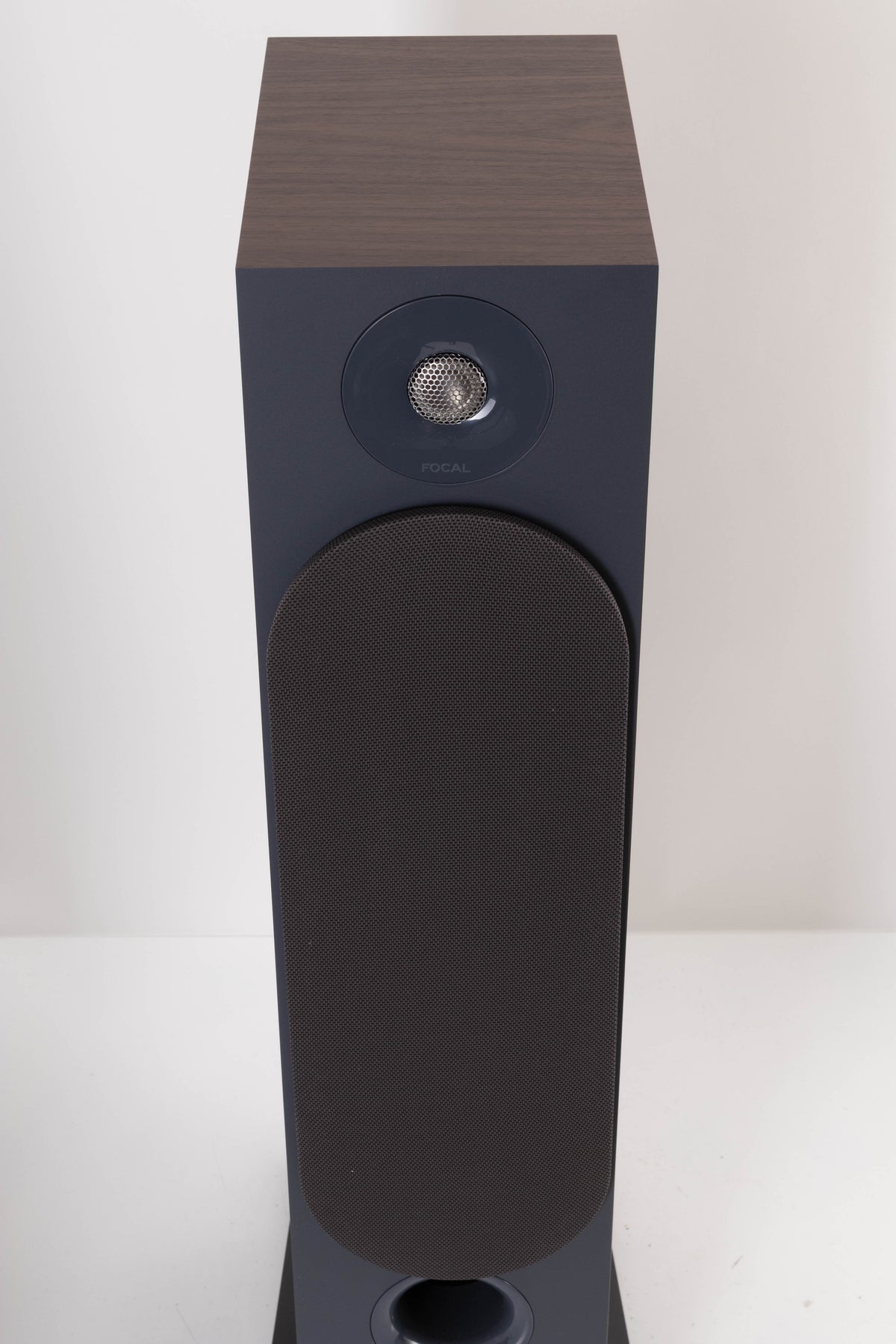 Top view of a used Focal Chora 826 Floorstanding Speaker in Dark Wood