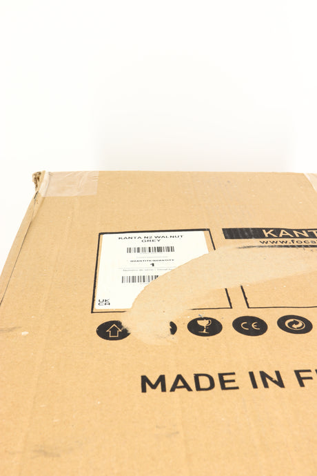 Close up of a used Focal Kanta N2 Floorstanding Speaker box showing the label