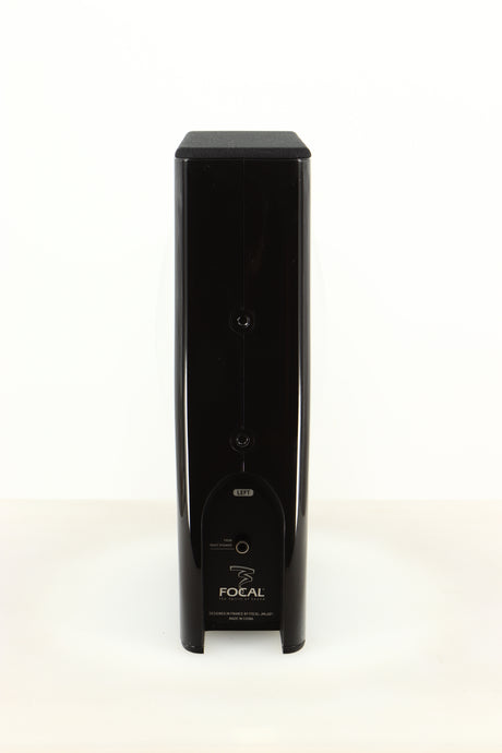 Rear view of a used Focal XS Book Wireless 2.0 Active Bluetooth Standmount Speaker