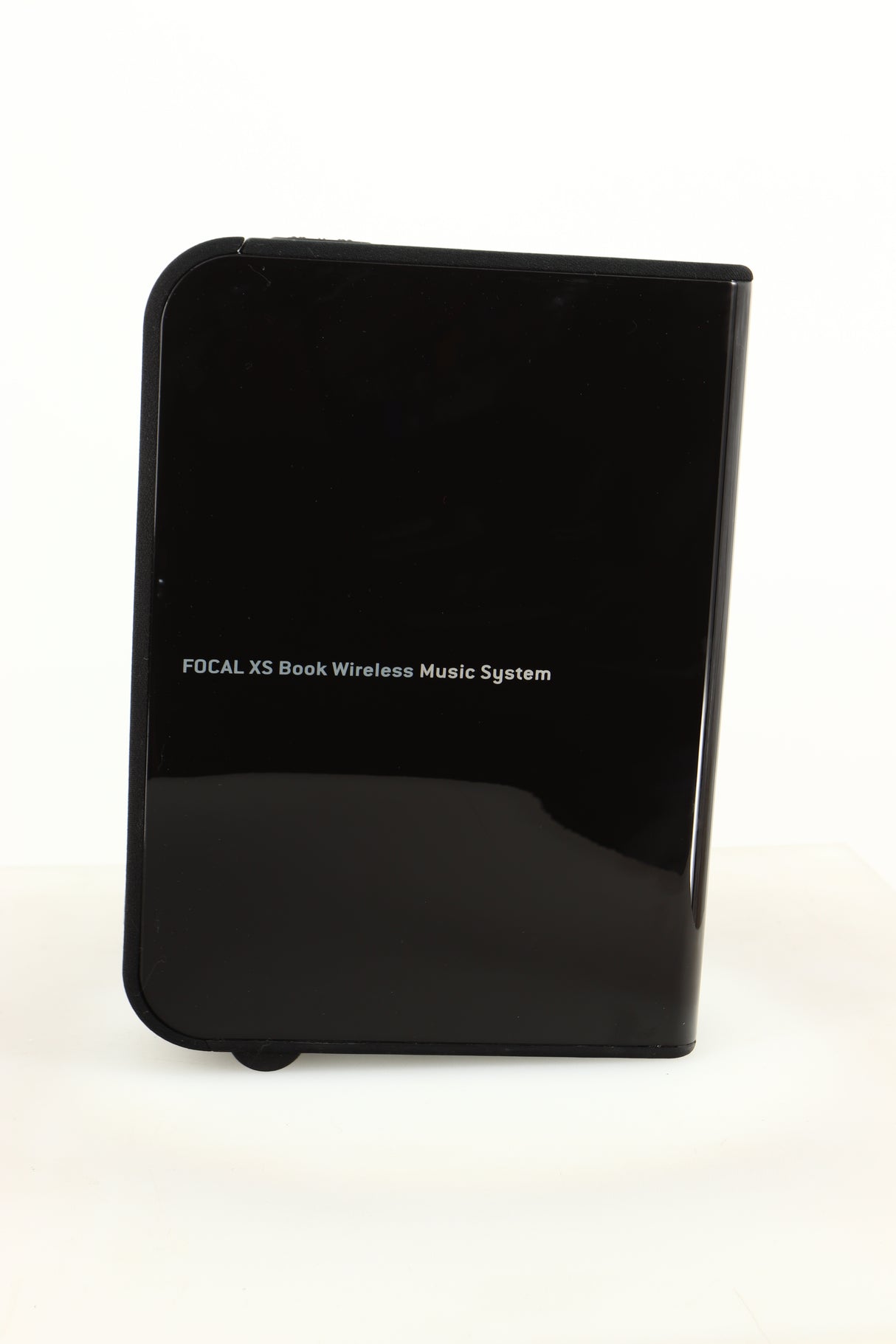 Side view of a used Focal XS Book Wireless 2.0 Active Bluetooth Standmount Speaker