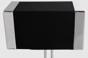 Top of a used Gale GS401 Standmount Speakers W/ Stand in a Chrome finish