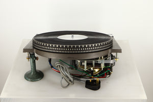 Rear view of a used Garrard 401 Turntable