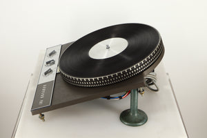 Side view of a used Garrard 401 Turntable