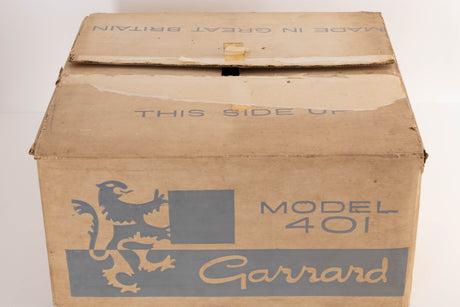 Box for a used Garrard 401 Turntable Motor Unit 