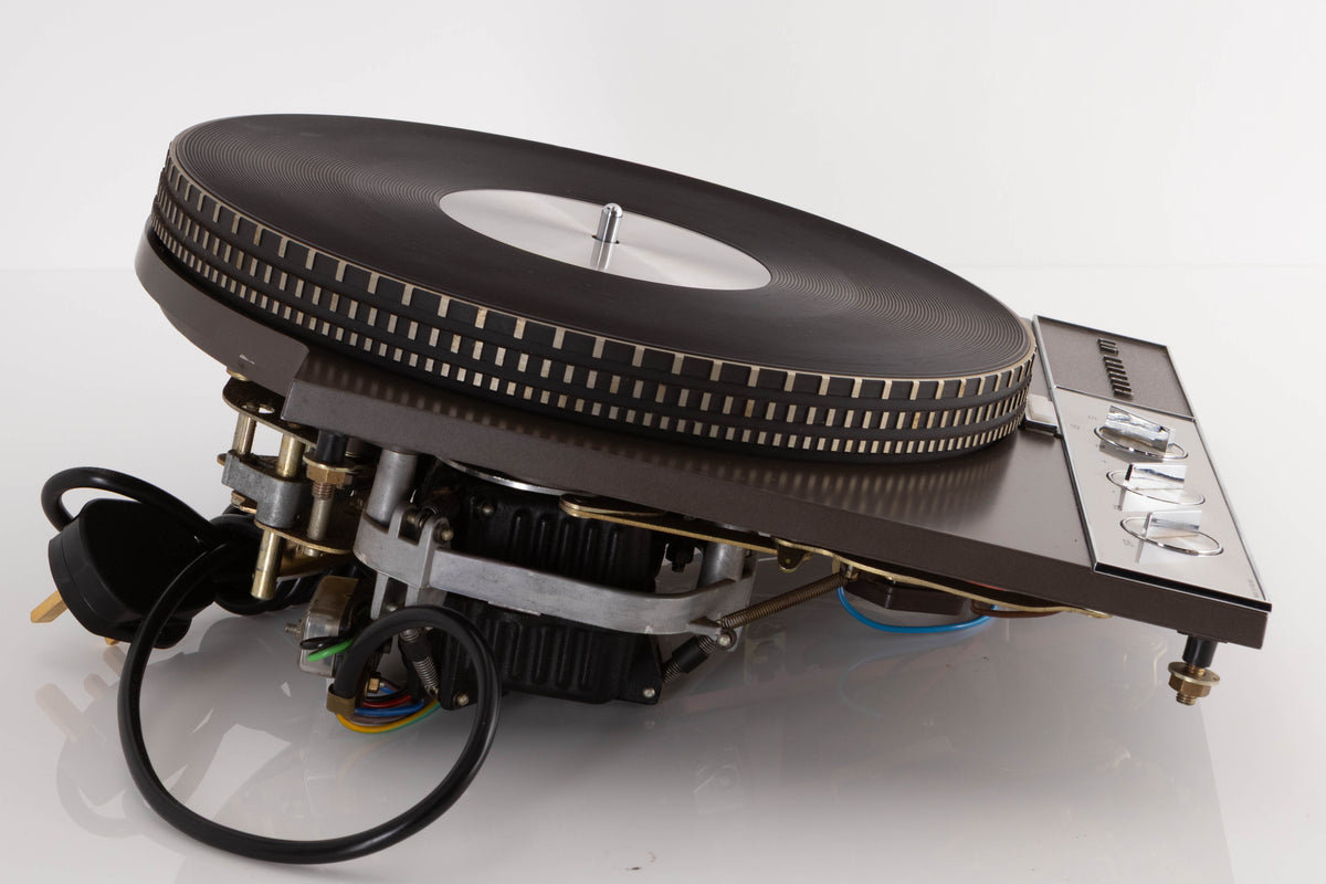 Left side view of a used Garrard 401 Turntable Motor Unit 