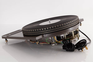 Rear right corner of a used Garrard 401 Turntable Motor Unit 