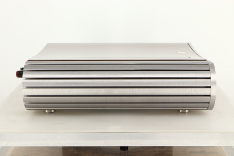 Side view of a used GATO DIA-250S Integrated Amplifier in High Gloss Walnut finish