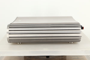 Side view of a used GATO DIA-250S Integrated Amplifier in High Gloss Walnut finish