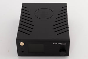 Top of a used Goldnote DS-10 Evo Streaming Digital Analogue Converter in a Black finish