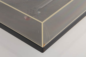 Front right corner of a used Goldring GR1.2 Turntable