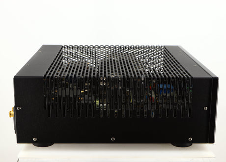Left side view of a used Graaf GM50 Integrated Amplifier in a black finish