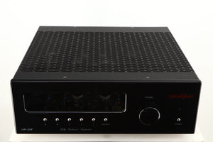 Top of a used Graaf GM50 Integrated Amplifier in a black finish