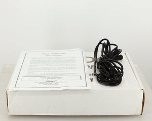 Box for used Grado GS1000i Headphones showing Warranty Card and Headphone Cable