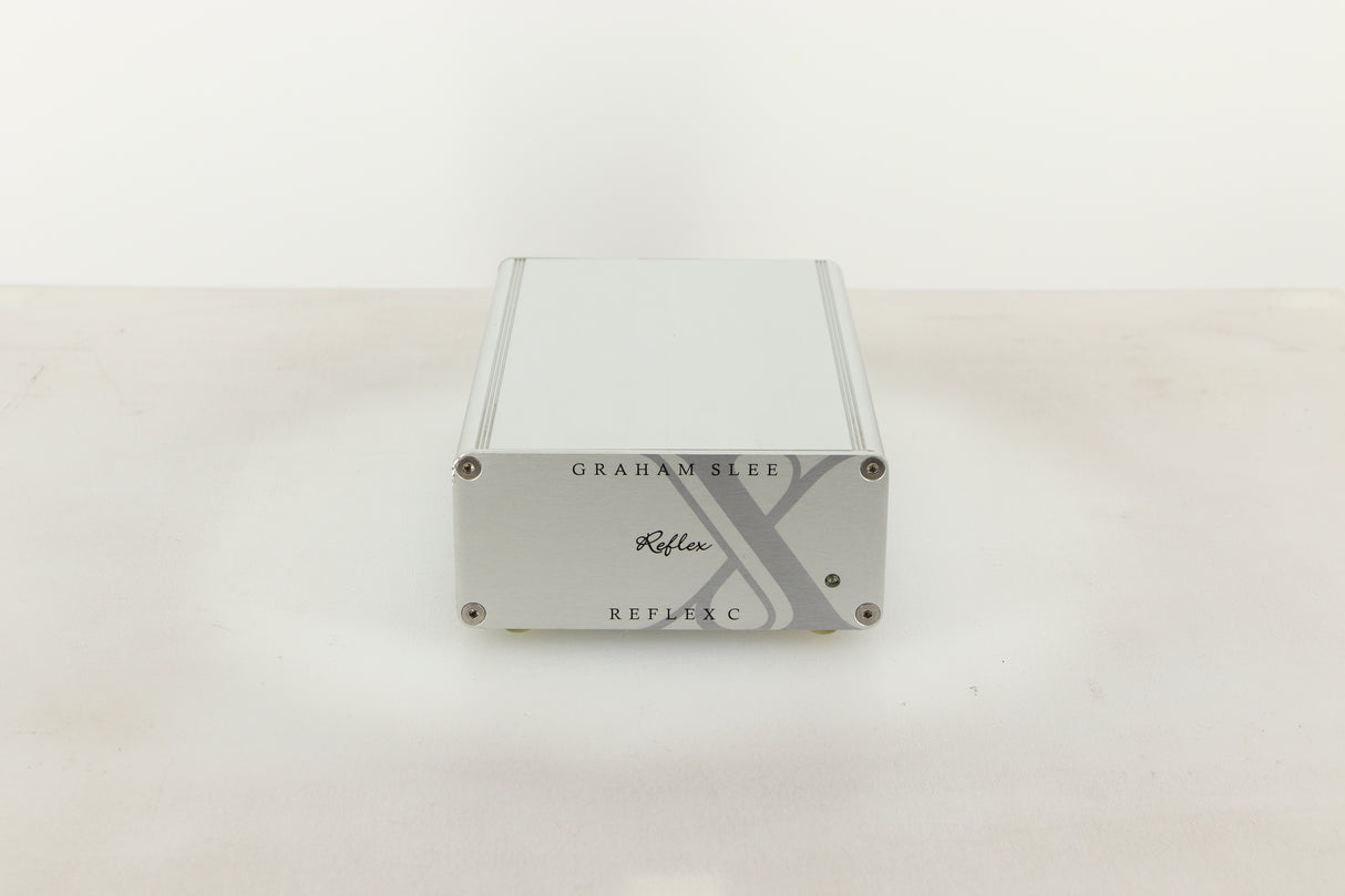 Front view of a used Graham Slee Reflex C MC Phonostage
