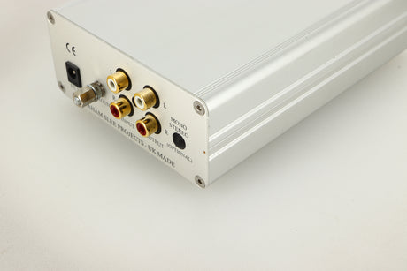 Rear right corner view of a used Graham Slee Reflex C MC Phonostage