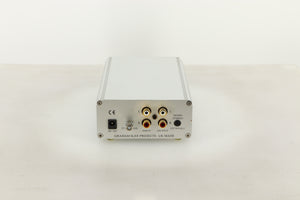 Rear view of a used Graham Slee Reflex C MC Phonostage
