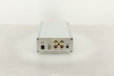 Rear view of a used Graham Slee Reflex C MC Phonostage
