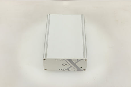 Top view of a used Graham Slee Reflex C MC Phonostage