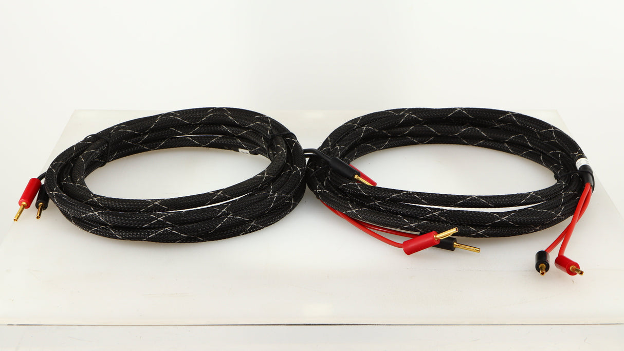 Front view of used Graham Slee Spatia Speaker Cables 4.0m Pair 
