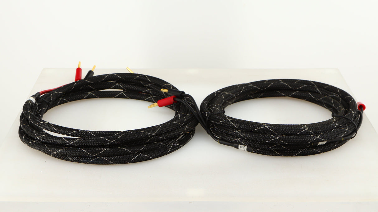 Rear view of used Graham Slee Spatia Speaker Cables 4.0m Pair 