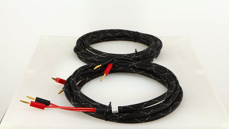 Right side view of used Graham Slee Spatia Speaker Cables 4.0m Pair 