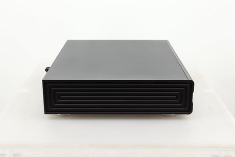 Side view of a used Gustard R26 Discrete R2R DAC in Black finish 