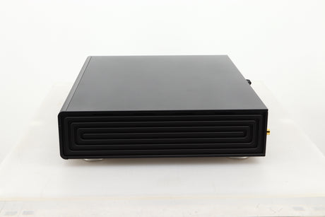 Side view of a used Gustard R26 Discrete R2R DAC in Black finish 