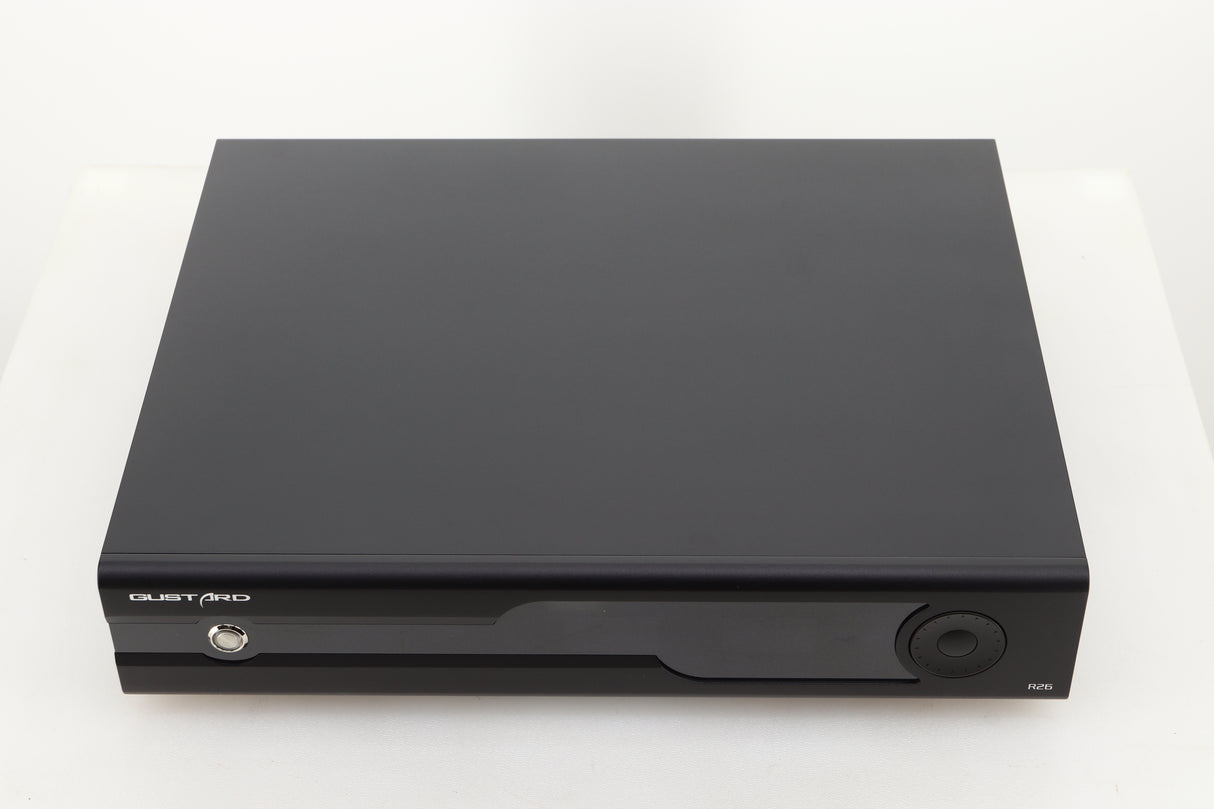 Top view of a used Gustard R26 Discrete R2R DAC in Black finish 