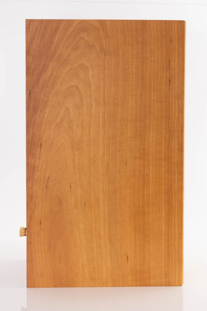 Left side view of a used Harbeth Compact 7ES 3 Standmount Speaker in a Cherry finish