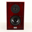 Front view of a used Harbeth P3ESR Standmount Speaker in a rosewood finish