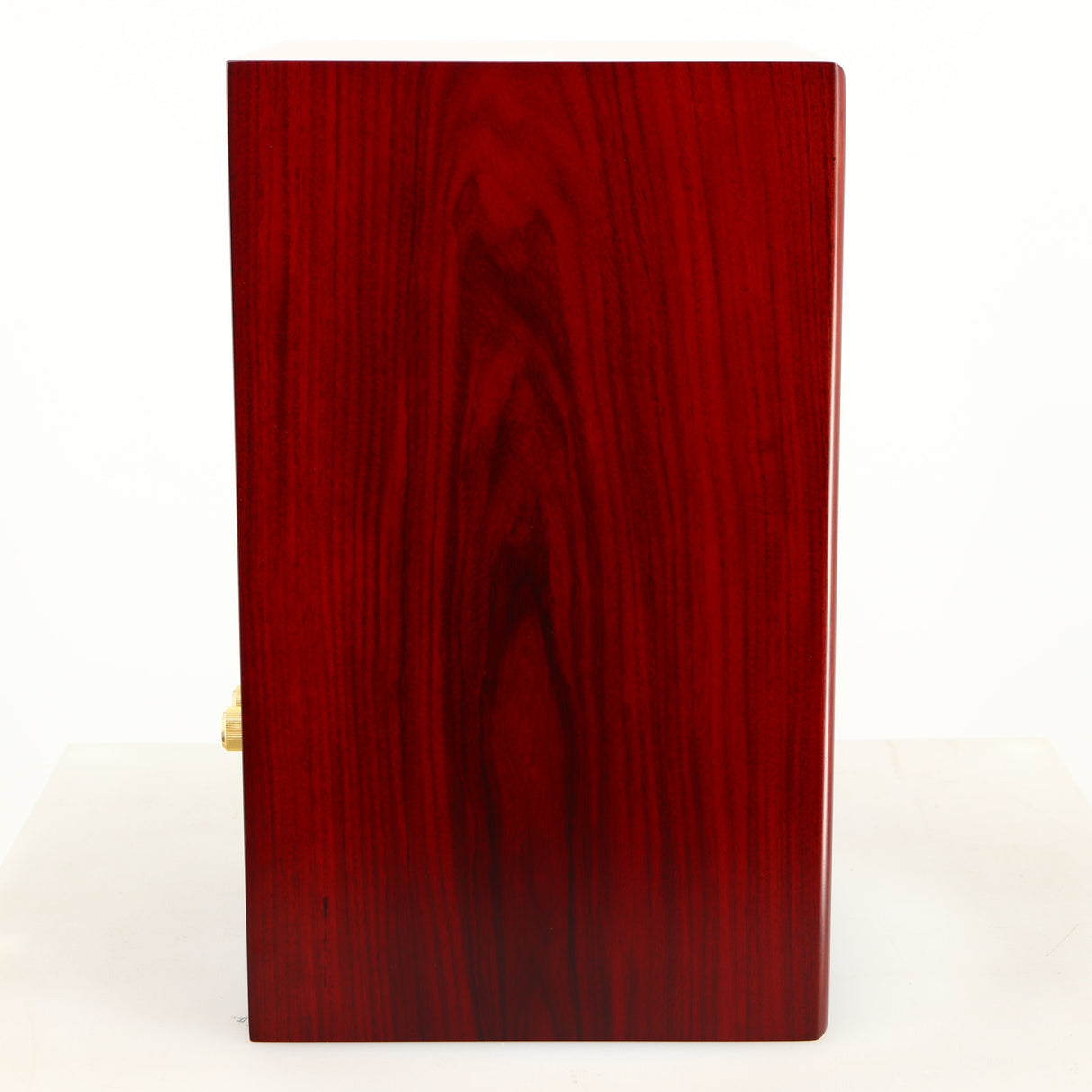 Left side view of a used Harbeth P3ESR Standmount Speaker in a rosewood finish