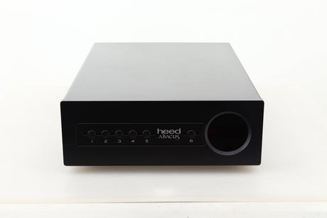 Front view of a used Heed Abacus DAC in Black finish