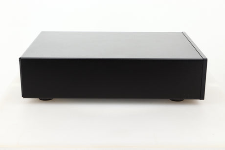 Side view of a used Heed Abacus DAC in Black finish