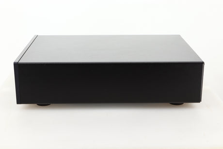 Side view of a used Heed Abacus DAC in Black finish