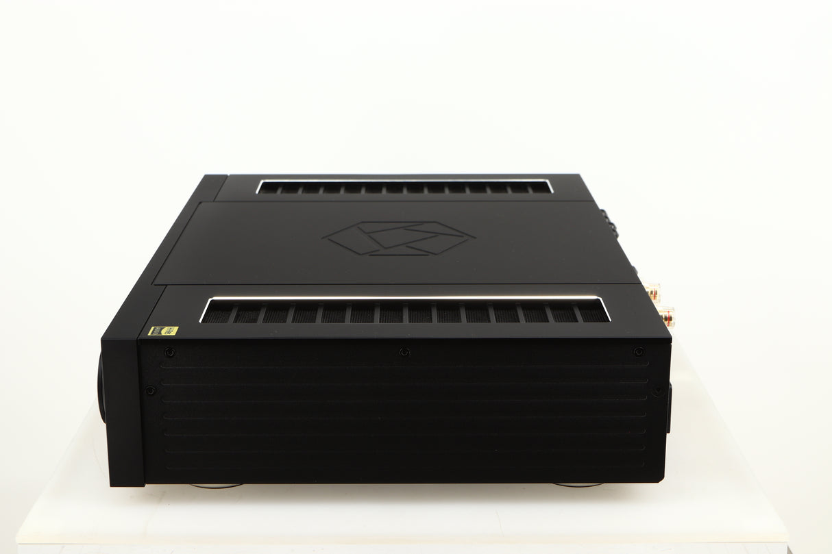 Right side view of a used HiFi ROSE RA280 Integrated Amplifier in a black finish