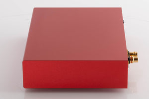 Right side view of a used Holo Audio Red Network Streamer in a Red finish