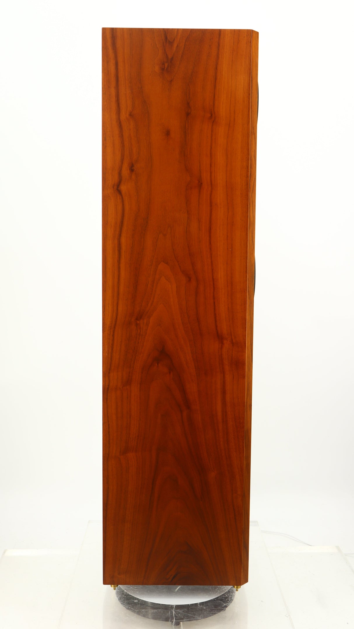 Left side view of a used Icon Audio MFV3 Floorstanding Speaker in a rosewood vinyl finish