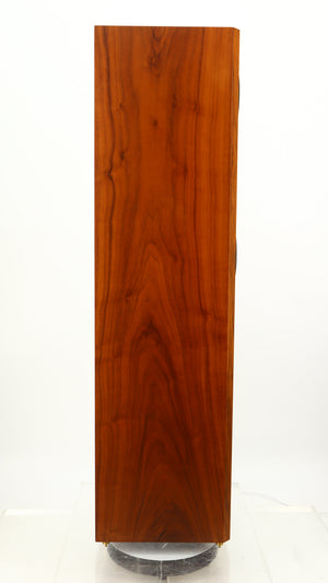 Left side view of a used Icon Audio MFV3 Floorstanding Speaker in a rosewood vinyl finish