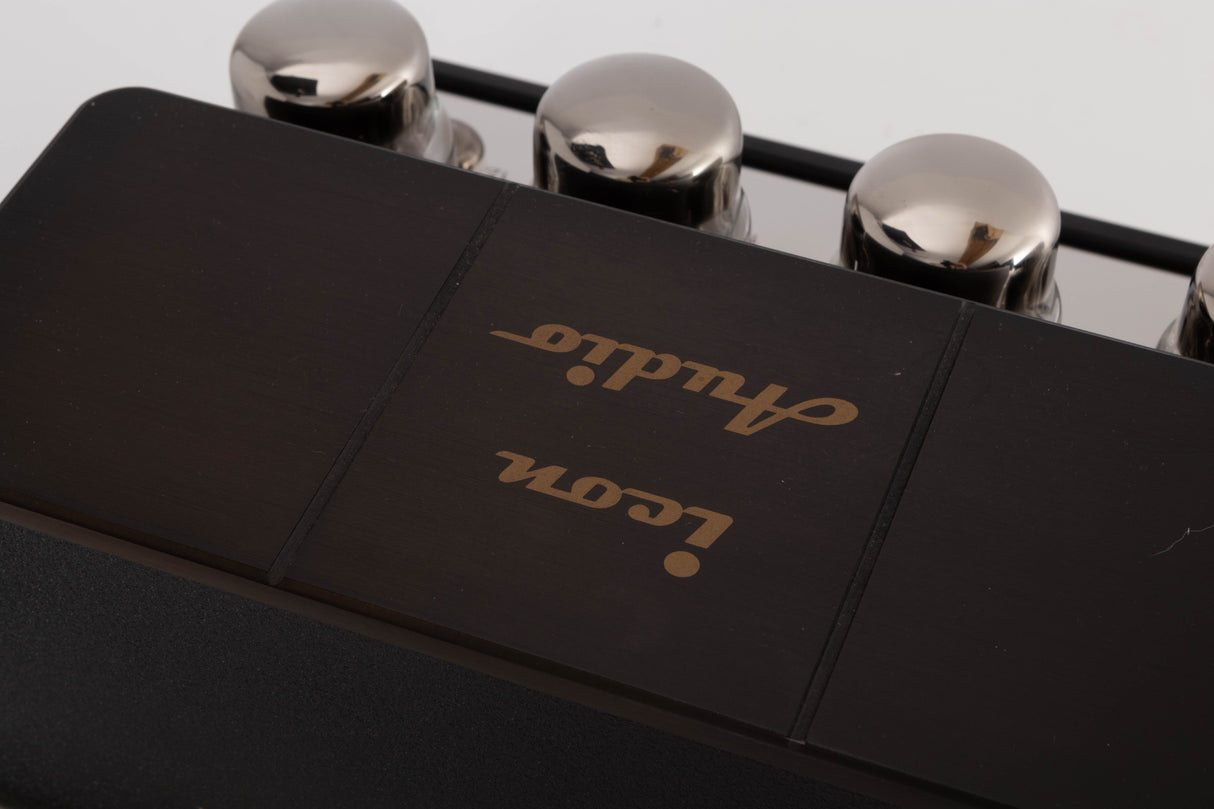 Close up view of a used Icon Audio Stereo 40i Integrated Valve Amplifier