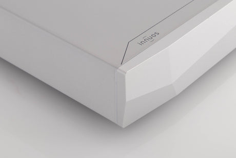 Front left corner view of a used Innuos Pulse Network Music Player in Silver