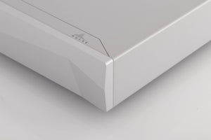Front right corner view of a used Innuos Pulse Network Music Player in Silver