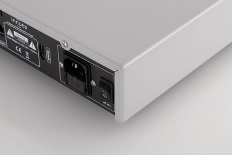 Rear right corner view of a used Innuos Pulse Network Music Player in Silver