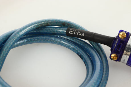 Close up view of a used Isotek Elite High Performance Power Cord 1.5m