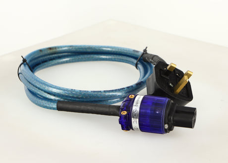 Front left angle of a used Isotek Elite High Performance Power Cord 1.5m