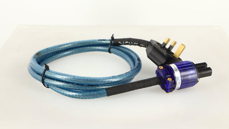 Left side of a used Isotek Elite High Performance Power Cord 1.5m