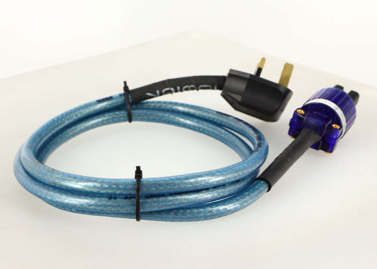 Rear left angle of a used Isotek Elite High Performance Power Cord 1.5m