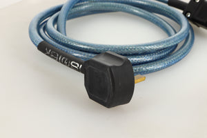Close up view of a used Isotek Performance Power Cord 16A 2.0m