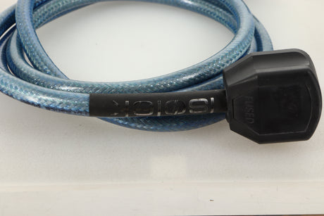 Close up view of a used Isotek Performance Power Cord 16A 2.0m