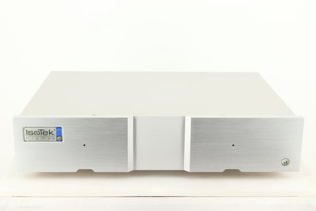 Front view of a used Isotek Sigmas Gil Power Distribution in a silver finish