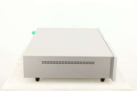 Left side view of a used Isotek Sigmas Gil Power Distribution in a silver finish